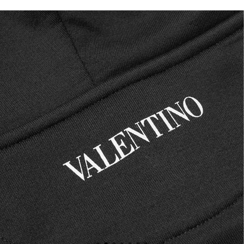Valentino Black Textured Pocket Hoodie - Picture 3 of 7